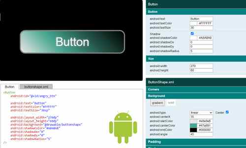 android drawable button