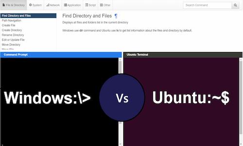 Basic Commands - Ubuntu/Windows
