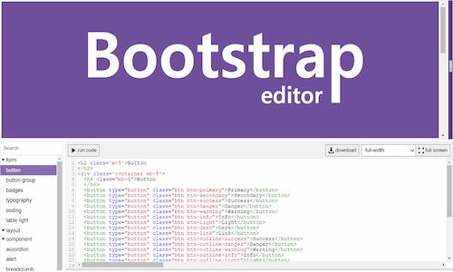 Bootstrap Editor